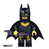 Single super hero African Superman Clark Kent Robin Superwoman Bullseye Batman building blocks models toys for children kits