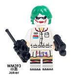 Single super hero African Superman Clark Kent Robin Superwoman Bullseye Batman building blocks models toys for children kits