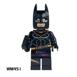 Single super hero African Superman Clark Kent Robin Superwoman Bullseye Batman building blocks models toys for children kits