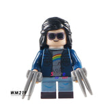 Single super hero African Superman Clark Kent Robin Superwoman Bullseye Batman building blocks models toys for children kits