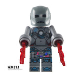 Single super hero African Superman Clark Kent Robin Superwoman Bullseye Batman building blocks models toys for children kits