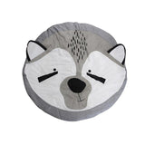 Baby Infant Play Mat Kids Crawling Carpet Floor Rug Baby Bedding Rabbit Blanket Cotton Game Pad Children Room Decor 90/101CM
