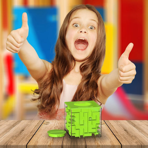 Greatlife Money Maze Puzzle Box: Perfect Puzzle Money Holder And Brain Teasers For Kids And Adults