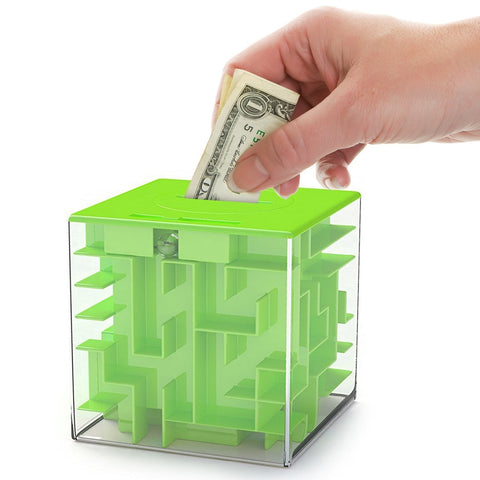 Greatlife Money Maze Puzzle Box: Perfect Puzzle Money Holder And Brain Teasers For Kids And Adults