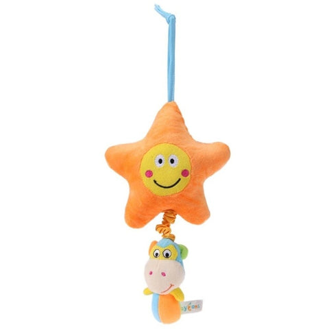 Newborn Baby Cute Rattles Soother Toys Baby Stroller Pram Bed Hanging Toys Kids Plush Educational Toys Baby Funny Teether Toy