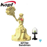 Ninjagoed Minifigured Super Heroes Marvel Adventure Comics Sandman Wesley Dodds Bricks Legoing Doll Toys For Children Gift KF702