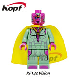 Ninjagoed Minifigured Super Heroes Marvel Adventure Comics Sandman Wesley Dodds Bricks Legoing Doll Toys For Children Gift KF702
