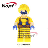 Ninjagoed Minifigured Super Heroes Marvel Adventure Comics Sandman Wesley Dodds Bricks Legoing Doll Toys For Children Gift KF702