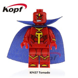 Ninjagoed Minifigured Super Heroes Marvel Adventure Comics Sandman Wesley Dodds Bricks Legoing Doll Toys For Children Gift KF702