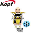 Legoings Figures Son Goku  Dragon Ball Z Building Blocks Vegeta Recoom Raditz Krillin Ninjagoed Model Toys For Children KF6057