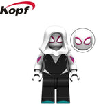 Legoing Minifigured Marvel Avengers Spiderman Ultimate Spider-Man Noir Gwenom Building Blocks Bricks Toys For Children KT1016