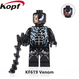 Legoing Minifigured Marvel Avengers Spiderman Ultimate Spider-Man Noir Gwenom Building Blocks Bricks Toys For Children KT1016