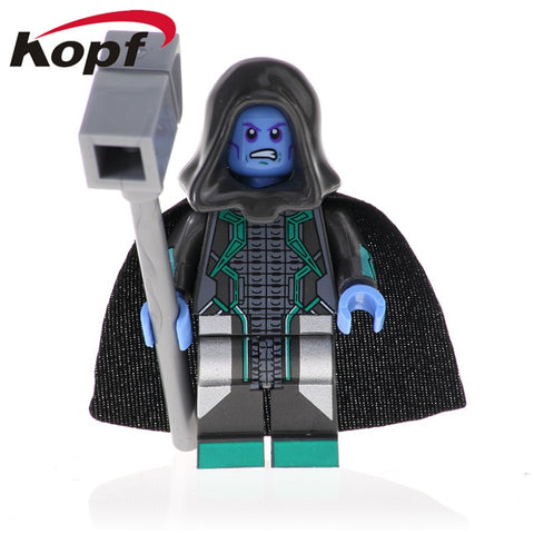 20Pcs Legoingly Figures Avengers 4 Ronan The Accuser Mar-Vell Nick Fury Building Blocks Toys Collection For Children XH 1013