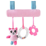 Newborn Baby Cute Playmate Plush Doll Toys Kids Cartoon Animals Hand Bells Rattles Toy Baby Teether Kids Teething Toys For Baby