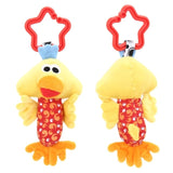 Newborn Baby Cute Playmate Plush Doll Toys Kids Cartoon Animals Hand Bells Rattles Toy Baby Teether Kids Teething Toys For Baby