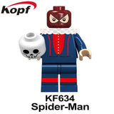 Legoed Minifigured Super Heroes Iron Man Venom Batman Spider-Man Hourman Talon Cable Building Blocks Toys For Children KF6051