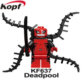 Legoed Minifigured Super Heroes Iron Man Venom Batman Spider-Man Hourman Talon Cable Building Blocks Toys For Children KF6051