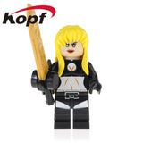 Legoings Minifigured Super Heroes Black Widow Gamora Captain America Riddler Magik Spider-Man Toys For Children Gift PG1698