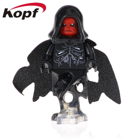 Building Blocks Bricks Legoing Marvel Red Skull Iron Man Chost Rider Ulysses Klaw Action Model Figures For Children Toys XH 977
