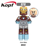 Building Blocks Bricks Legoing Marvel Red Skull Iron Man Chost Rider Ulysses Klaw Action Model Figures For Children Toys XH 977