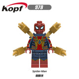 Building Blocks Bricks Legoing Marvel Red Skull Iron Man Chost Rider Ulysses Klaw Action Model Figures For Children Toys XH 977
