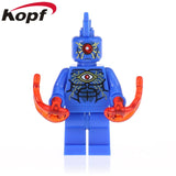 Building Blocks Bricks Legoing Marvel Red Skull Iron Man Chost Rider Ulysses Klaw Action Model Figures For Children Toys XH 977