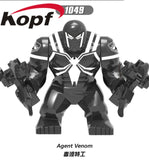 Legoings Figures Marvel Building Blocks Venom Movies Agent Venom Ant-Venom Sinestro Bricks Ninjagoed Toys For Children XH 1049