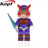 Single Sale Legoed Building Blocks EVA Evangelion Asuka Langley Soryu Action Figures For Children Toys PG1405 PG1406 PG1407