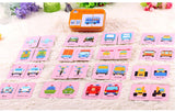 32pcs Baby Cognition Jigsaw Puzzle Card Early Educational Games Puzzles For Children Toys Matching Game Puzzle For Kids 2019