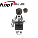 Legoings Figure Building Blocks Super Heroes Minne -Erva Skrull Nick Fury Phil Coulson Bricks Gift Toys For Children X0250