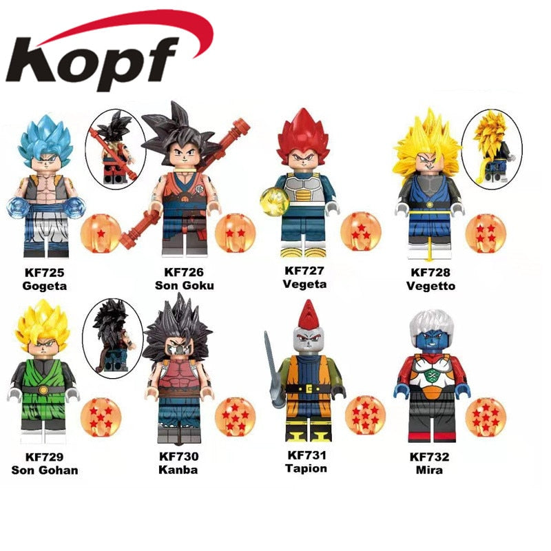 Legoings Single Sale Dragon Ball Z Son Goku Vegeta Son Gohan
