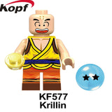 Legoings Single Sale Dragon Ball Z Son Goku Vegeta Son Gohan Gogeta Building Blocks Action Figures Gifts Toys Children KF6069
