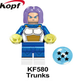 Legoings Single Sale Dragon Ball Z Son Goku Vegeta Son Gohan Gogeta Building Blocks Action Figures Gifts Toys Children KF6069