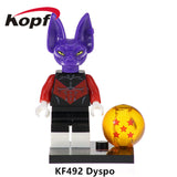Legoings Single Sale Dragon Ball Z Son Goku Vegeta Son Gohan Gogeta Building Blocks Action Figures Gifts Toys Children KF6069