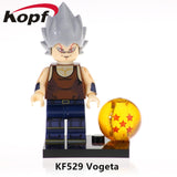 Legoings Single Sale Dragon Ball Z Son Goku Vegeta Son Gohan Gogeta Building Blocks Action Figures Gifts Toys Children KF6069