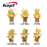 Legoed Building Blocks Arrudiba Desmusk Twelve constellation Saint Seiya Model Figures For Education Children Toys PG8212