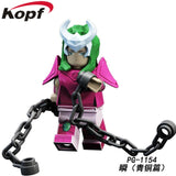Legoed Building Blocks Arrudiba Desmusk Twelve constellation Saint Seiya Model Figures For Education Children Toys PG8212