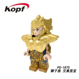 Legoed Building Blocks Arrudiba Desmusk Twelve constellation Saint Seiya Model Figures For Education Children Toys PG8212