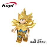 Legoed Building Blocks Arrudiba Desmusk Twelve constellation Saint Seiya Model Figures For Education Children Toys PG8212