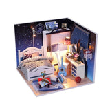 Creative Handmade Wooden Doll House Miniature DIY Dollhouse Toy Model with Furniture Wood House Toys Birthday Gifts