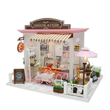 Creative Handmade Wooden Doll House Miniature DIY Dollhouse Toy Model with Furniture Wood House Toys Birthday Gifts