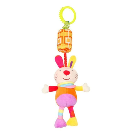 Cartoon Infant Plush Baby Toy Bed Wind Chimes Bed Hanging Rattles Toy Doll Baby Stroller Pendant Wind Chime Bed Bell Car Hanging