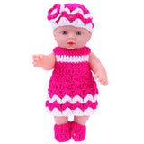 Newborn Black Reborn Doll Baby Simulation Soft Vinyl Children Lifelike Dolls Girls Pretend Play Toys for Birthday Gift