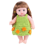 Newborn Black Reborn Doll Baby Simulation Soft Vinyl Children Lifelike Dolls Girls Pretend Play Toys for Birthday Gift