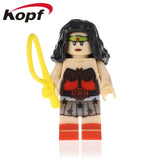 Single Sale Legoed Building Blocks Daredevil Zombie Robin Deathstroke Wonder Woman Figures Bricks Dolls For Children Toys PG1717