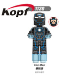 Legoings Building Blocks Super Heroes Captain Marvel Pepper Korg Stan Lee Action Figures Bricks Gift Toys For Children X0240