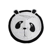 Cute Cartoon Animal Printed Round Baby Infant Play Mats Non-Slip Crawling Carpet Floor Rug Game Pad Children Room Decor