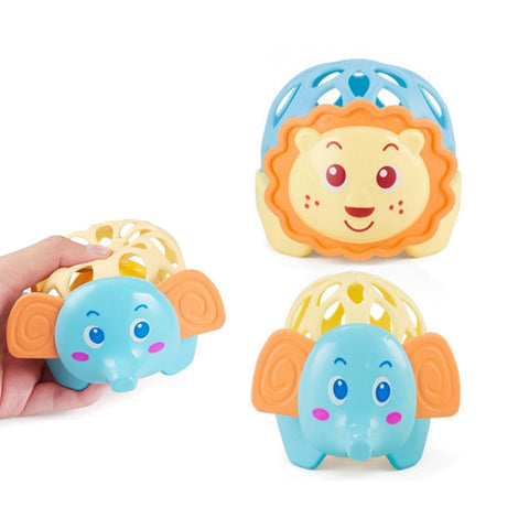 Baby Toys Newborn Baby Rattles Bells Shaking Dumbells Rattle Toy Grasping Plastic Hand Bell Rattle Toy Kids Educational Gift