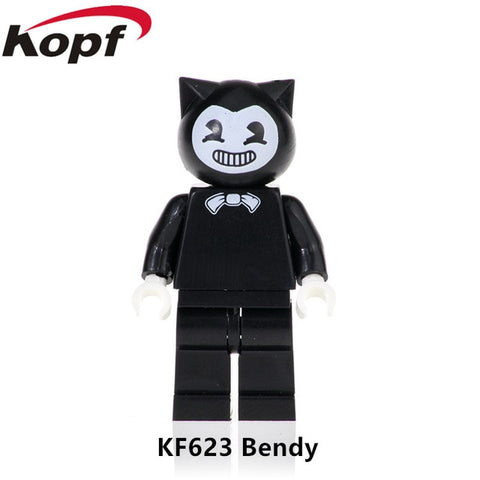 Legoings Figures Bendy Adventure time King of Ooo Mo and Bimo Lemon Duke Party Pat Prismo Building Blocks Toys Children KF623