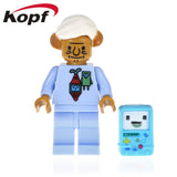 Legoings Figures Bendy Adventure time King of Ooo Mo and Bimo Lemon Duke Party Pat Prismo Building Blocks Toys Children KF623